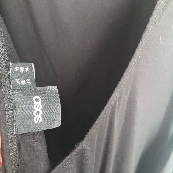 ASOS Draped Back 1 Arm Bodycon Mini Dress - Picture 6 of 8